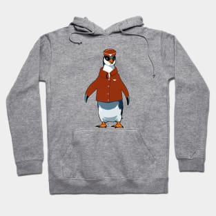 Penguin Flight Attendant Hoodie